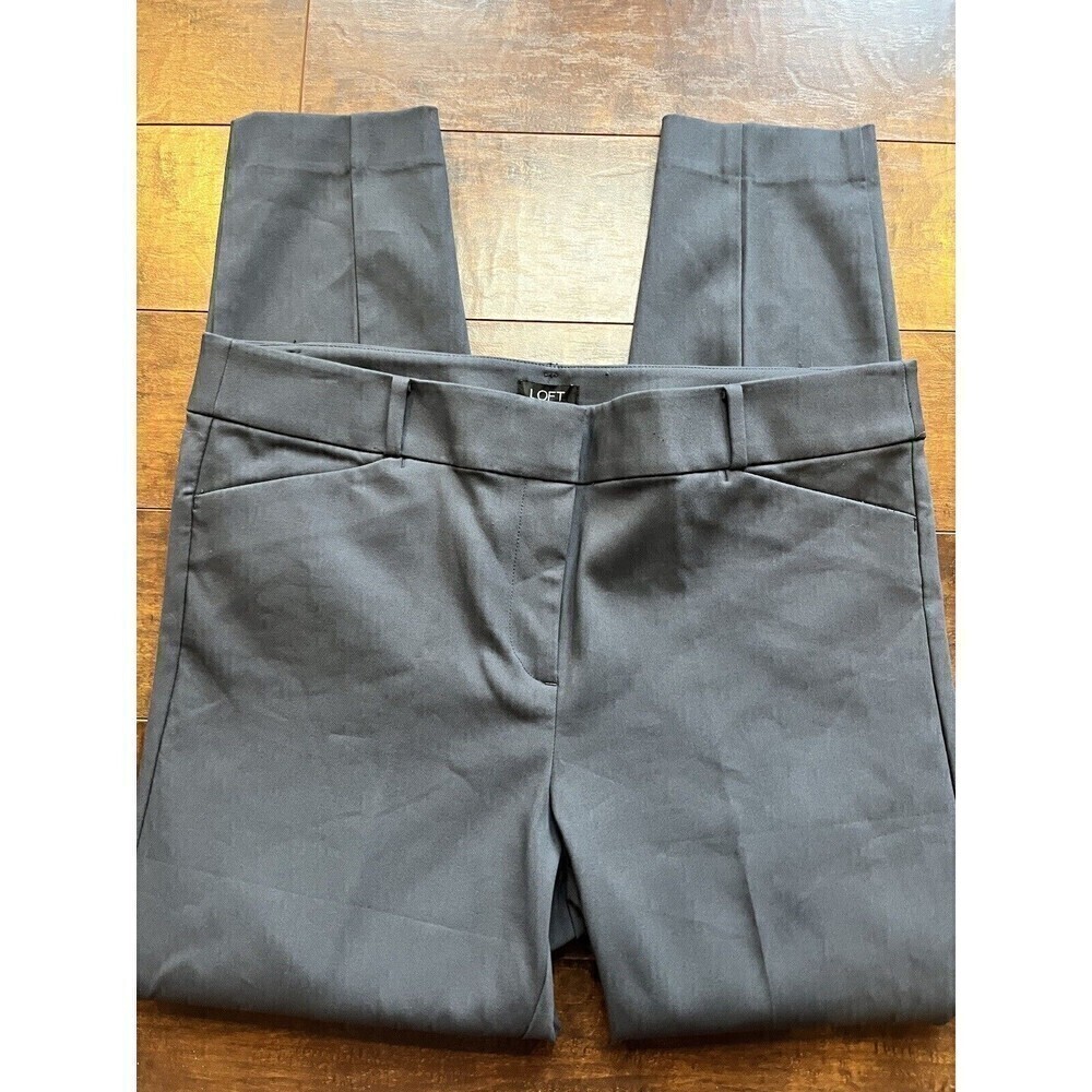 Loft NWT Gray Work Wear Trouser Pants Womens Size 14 READ BELOW